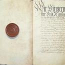 Kürschner-Handwerksordnung des Bürgermeisters und Ratmanns der Stadt Rastenbürck (vermutl. Rastenburg, heute Kętrzyn in Ermland-Masuren) , 1590 (1)
