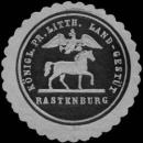 Siegelmarke Königl. Pr. Litth. Land-Gestüt Rastenburg W0296755