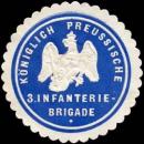 Siegelmarke K. Pr. 3. Infanteriebrigade W0285573